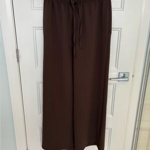 Wilfred Chocolate Wide Leg Pants